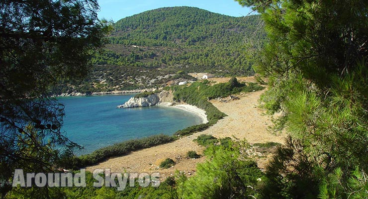 The beach of Agios Fokas