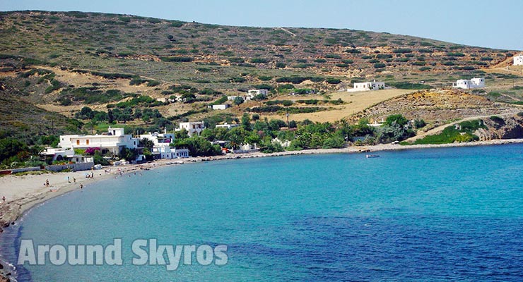 The beach of Aspous