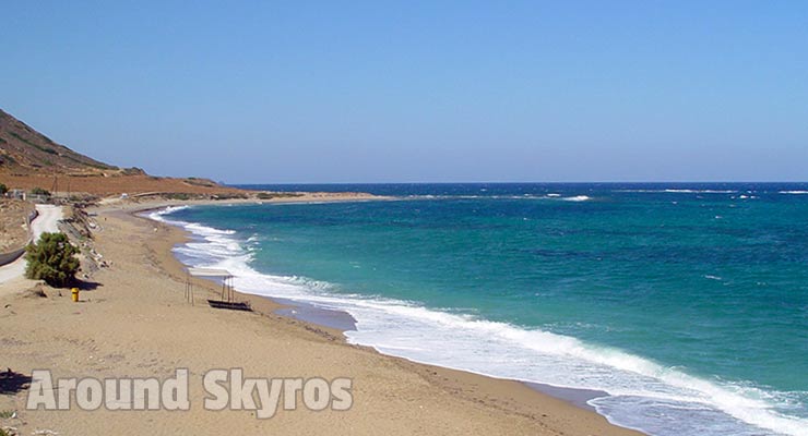 The beach of Gyristmata