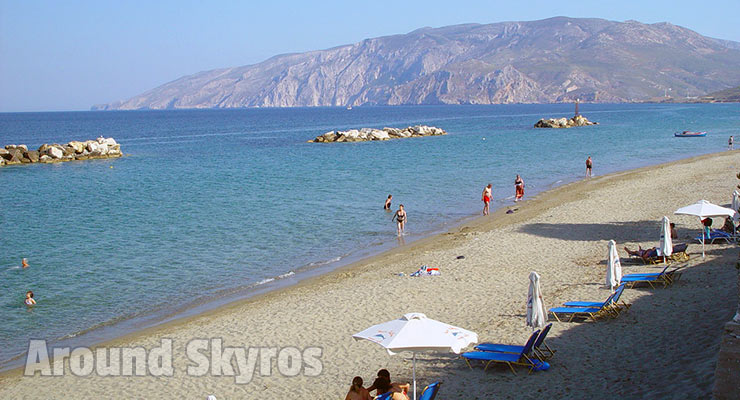 The beach of Magazia