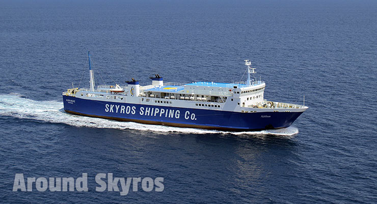 Achilleas - The Ferry boat of Skyros Island