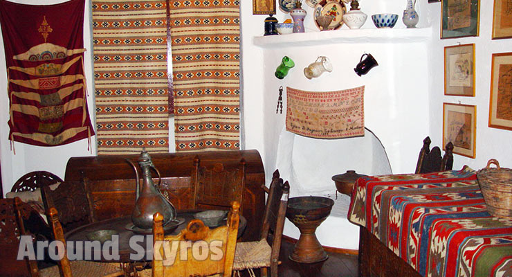 The traditional houses of Skyros